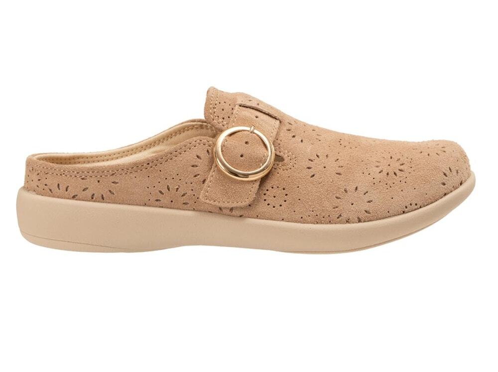REVITALIGN Siesta Eclipse Clog Slip On Sesame Tan Womens Size US 7B UK 5 EU 37.5